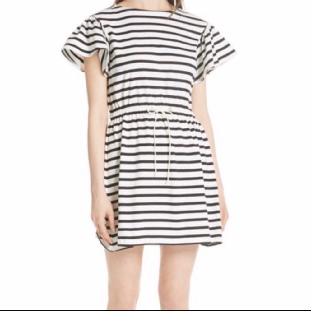 Kate Spade cotton black and white summer dress EUC